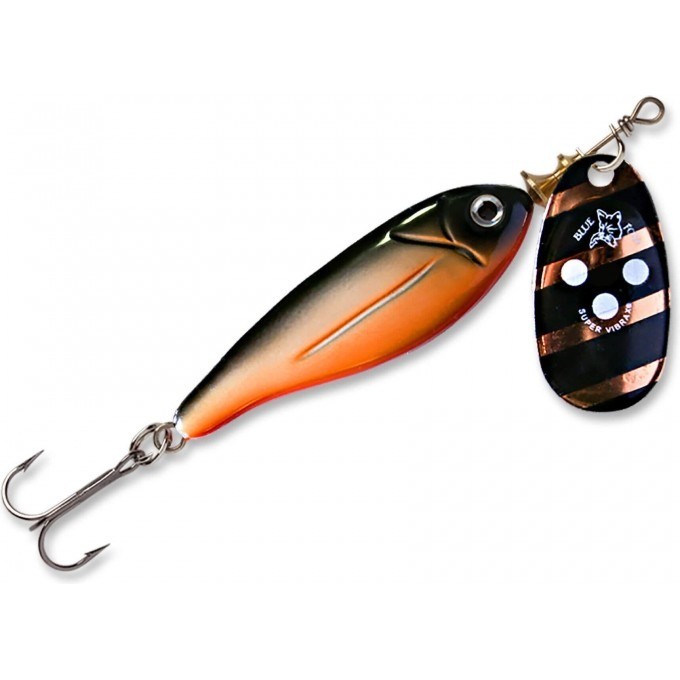 Блесна вращающаяся BLUE FOX Minnow Super Vibrax 3 /CB / 13гр. BFMSV3-CB